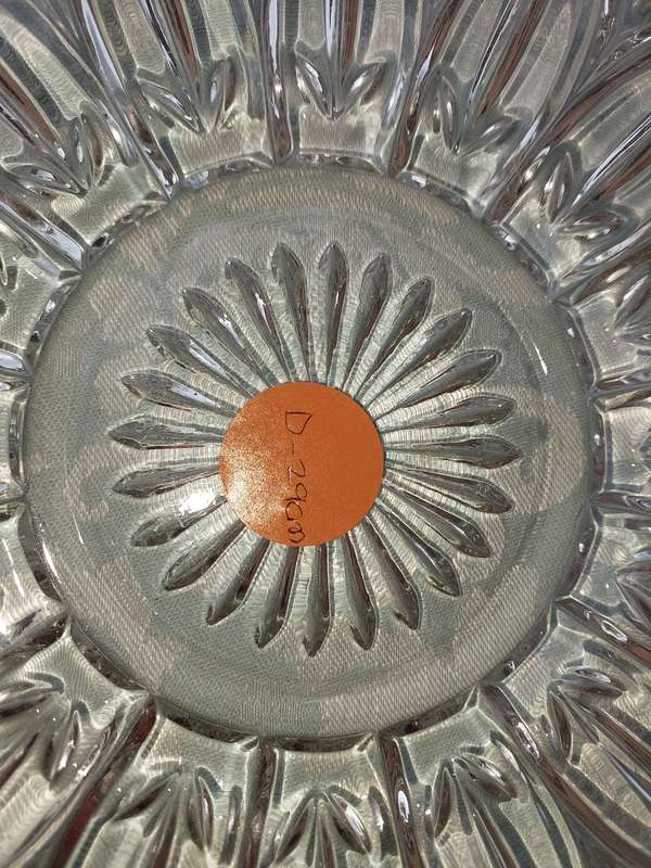 A COLLECTION OF ART DECOR GLASS SERVING PLATTERS