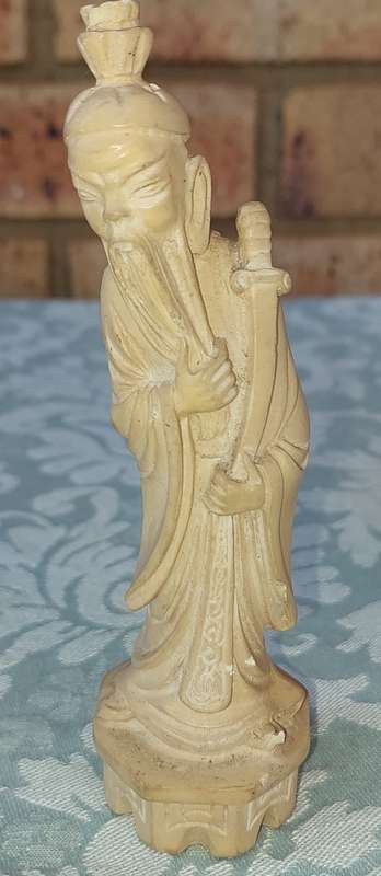 TWO VINTAGE STATUES