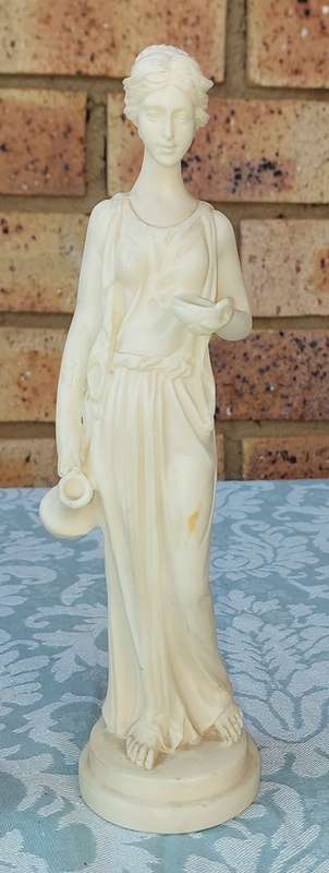 TWO VINTAGE STATUES