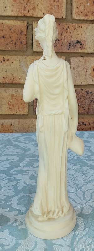 TWO VINTAGE STATUES