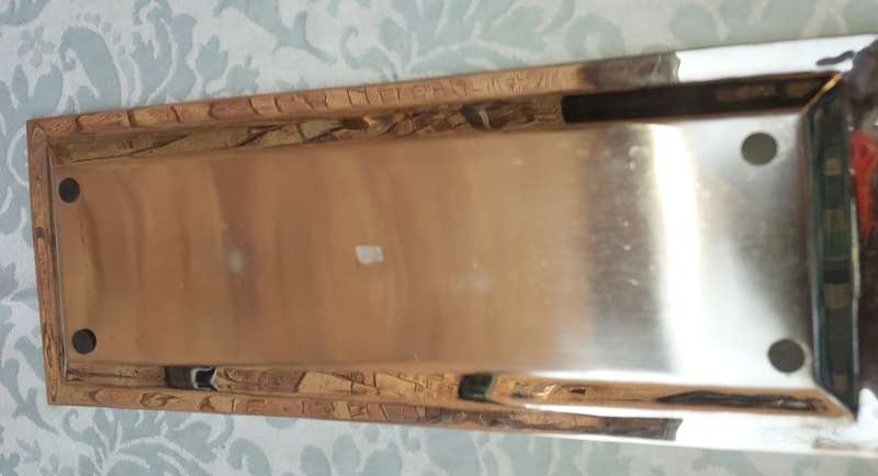AN ART DECOR RECTANGULAR SERVING TRAY