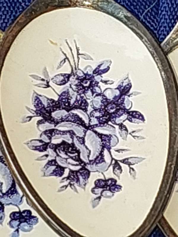 AN ANTIQUE SET DELFT TEASPOONS
