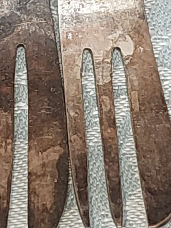 A VINTAGE SET OF WESTFIELD PLATE COCKTAIL FORKS