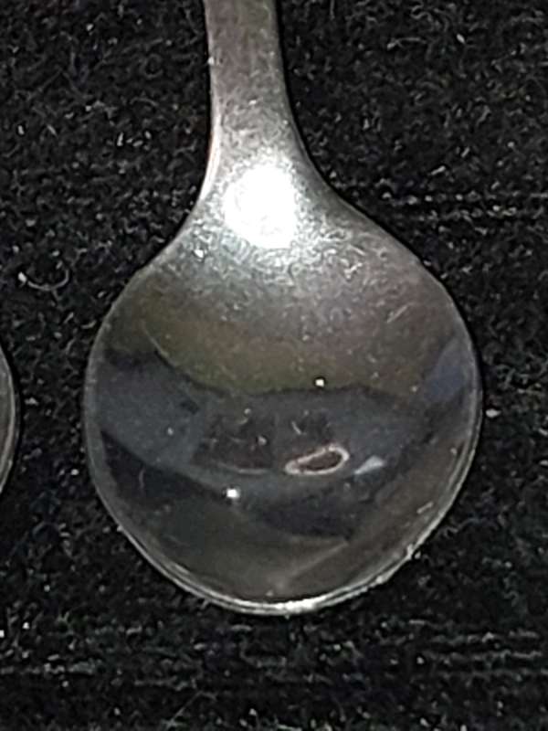 A SET OF 6 S/S TEASPOONS