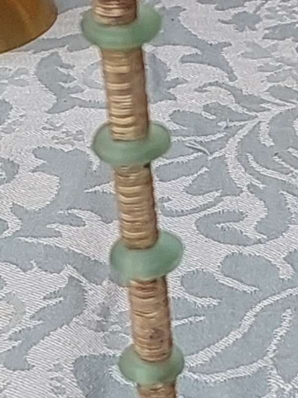 A VINTAGE SET OF JEWISH WEDDING GIFT LOLA ART DECOR CANDLE STANDS