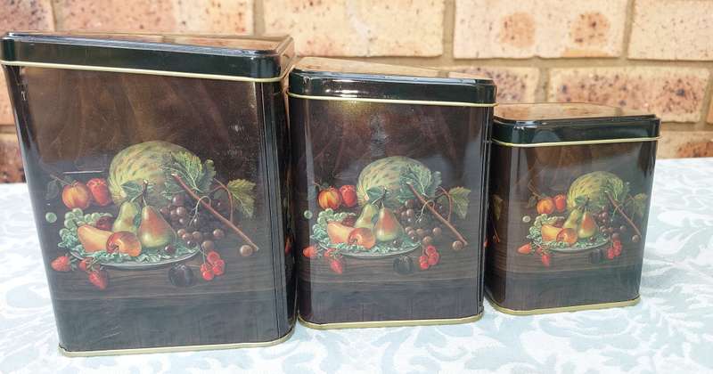 A VINTAGE STACK CONTAINER