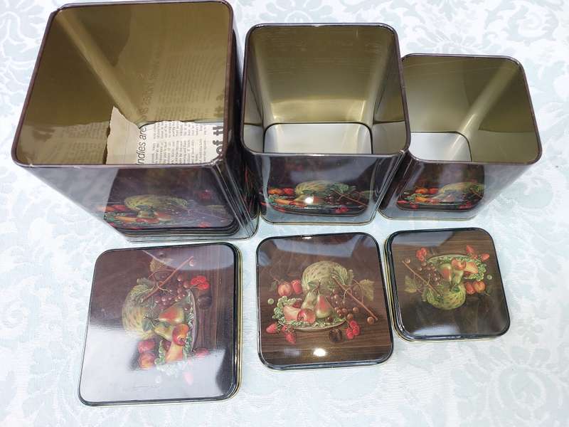 A VINTAGE STACK CONTAINER