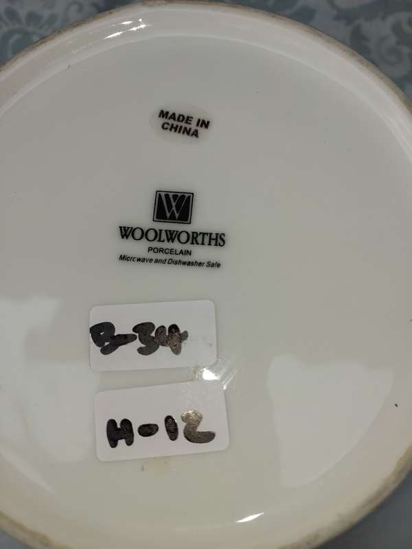 TWO ART DECOR PORCELAIN SERVING PLATTERS
