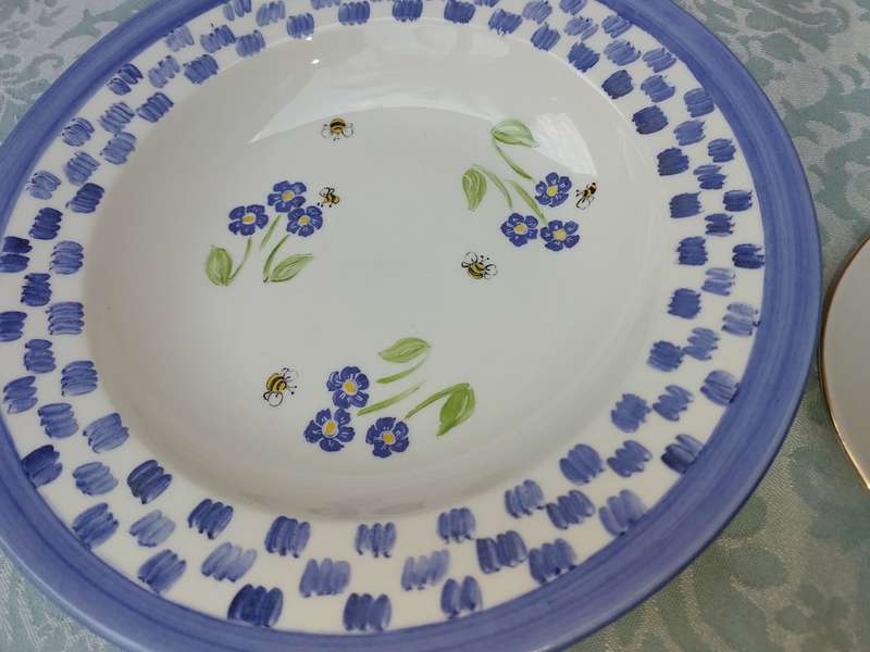 TWO COLLECTORS PLATTERS SOLD AS IS