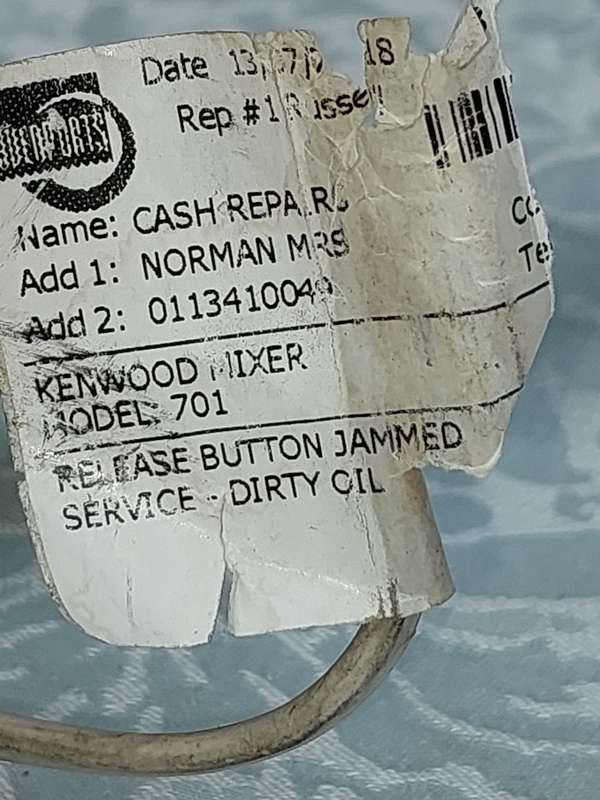 A GENUINE VINTAGE KENWOOD CHEF MODEL 701