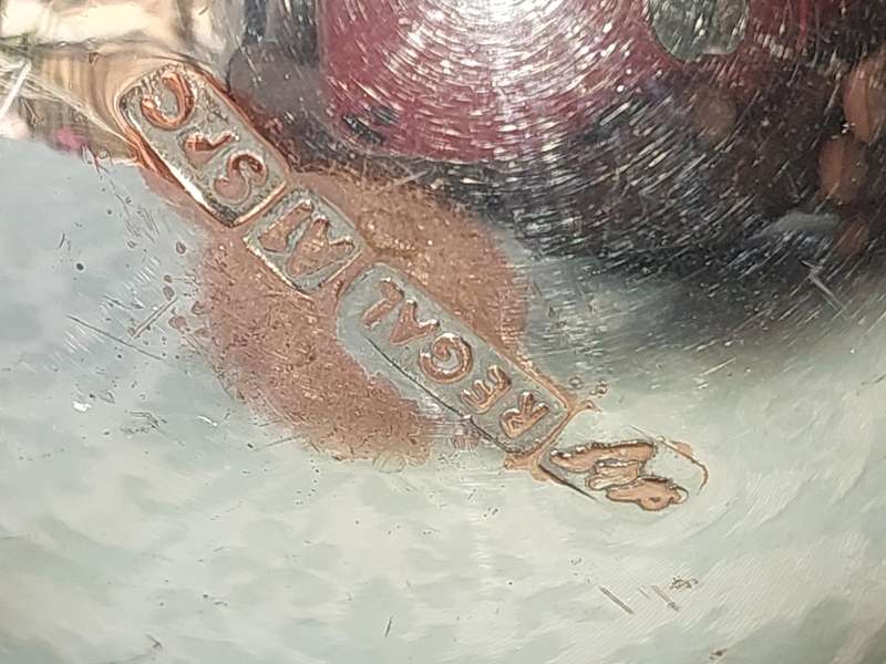 AN ANTIQUE REGAL A1 SILVER PLATED ON COPPER  JUG