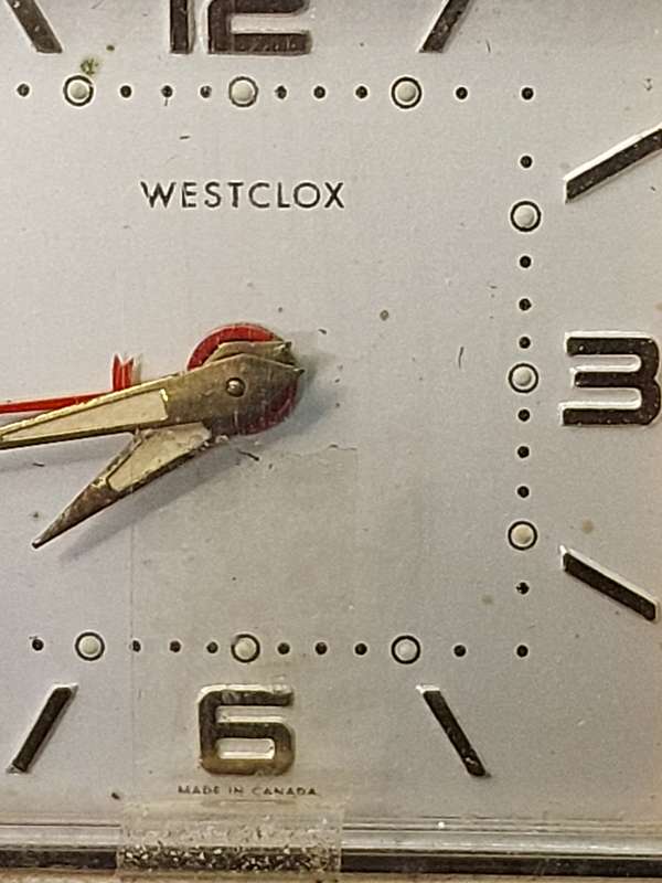 TWO VINTAGE BEDSIDE ALARM CLOCKS