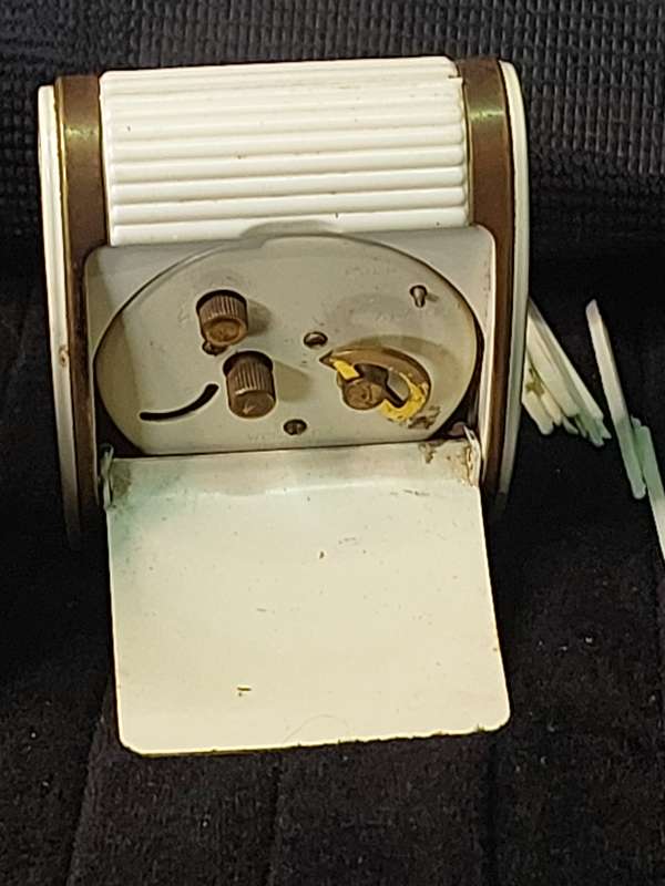 TWO VINTAGE BEDSIDE ALARM CLOCKS