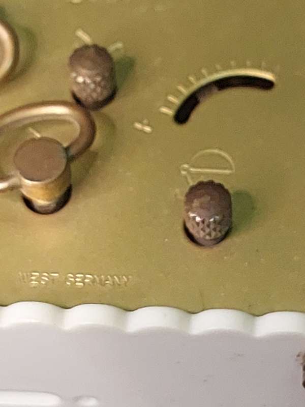TWO VINTAGE BEDSIDE ALARM CLOCKS