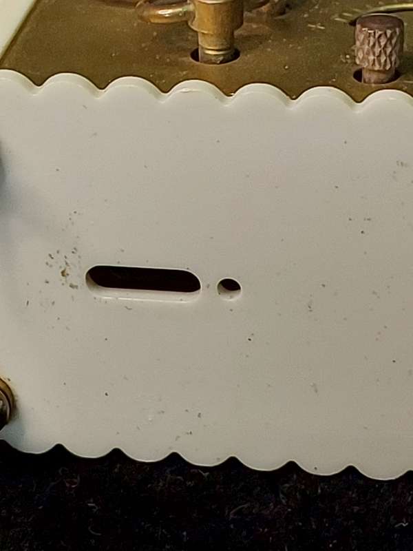 TWO VINTAGE BEDSIDE ALARM CLOCKS