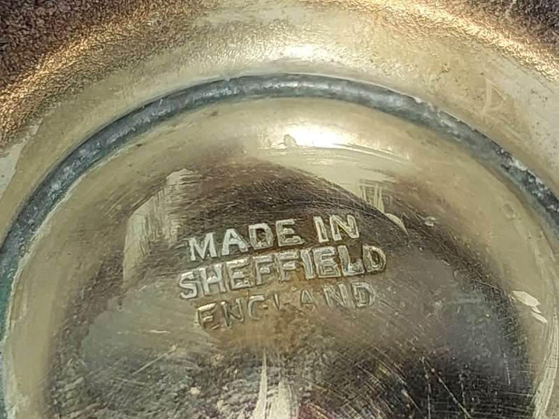 AN ANTIQUE TEA JUG SET MADE IN SHEFFIELD ENGLAND