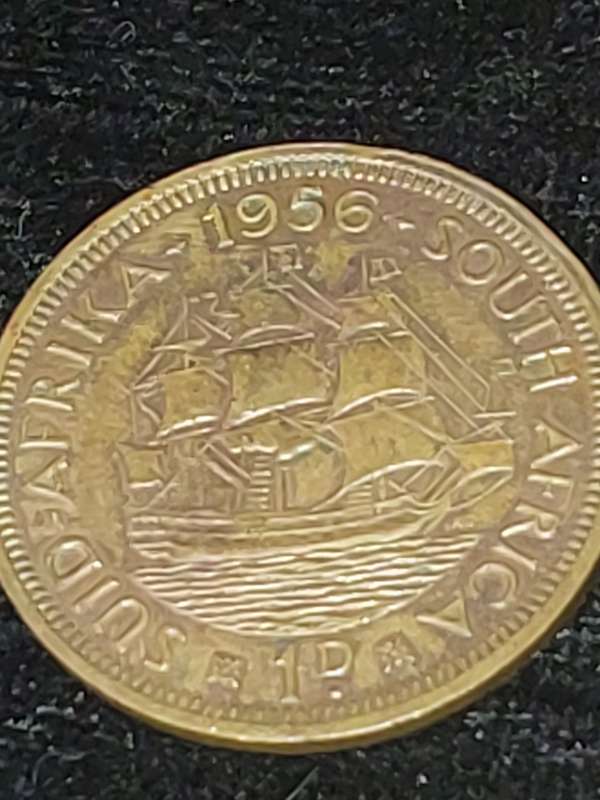 AN ANTIQUE COLLECTION SOUTH AFRICAN 1D COINS