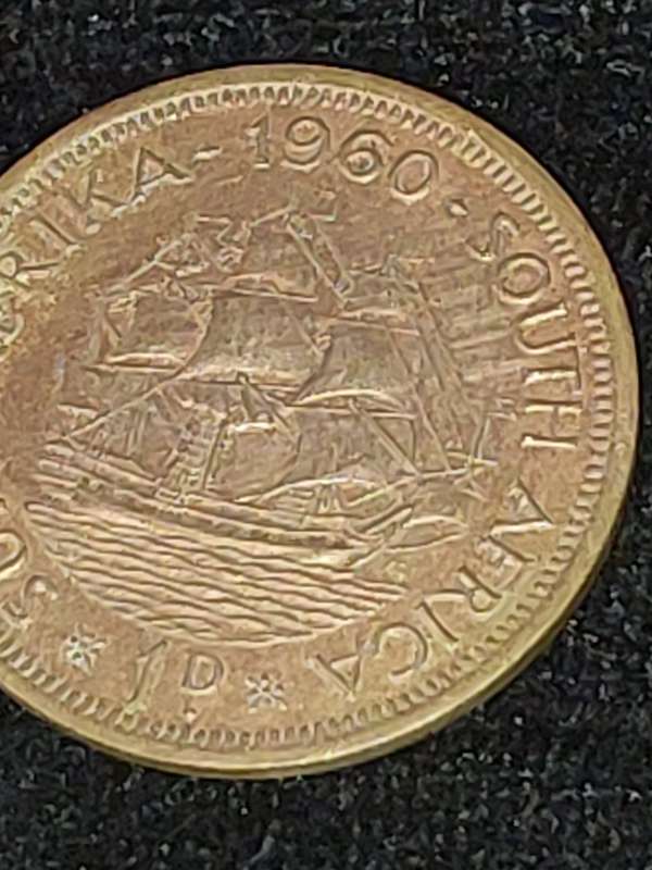 AN ANTIQUE COLLECTION SOUTH AFRICAN 1D COINS