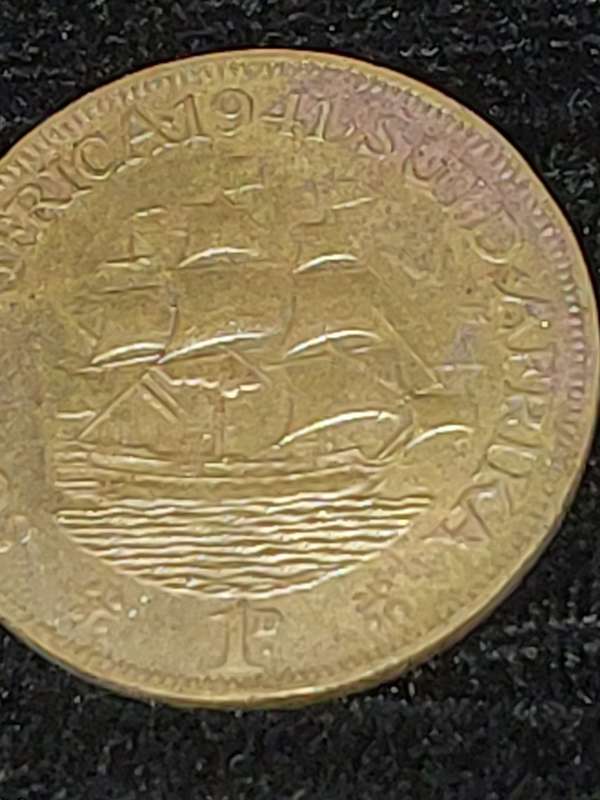 AN ANTIQUE COLLECTION SOUTH AFRICAN 1D COINS