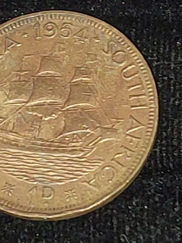 AN ANTIQUE COLLECTION SOUTH AFRICAN 1D COINS