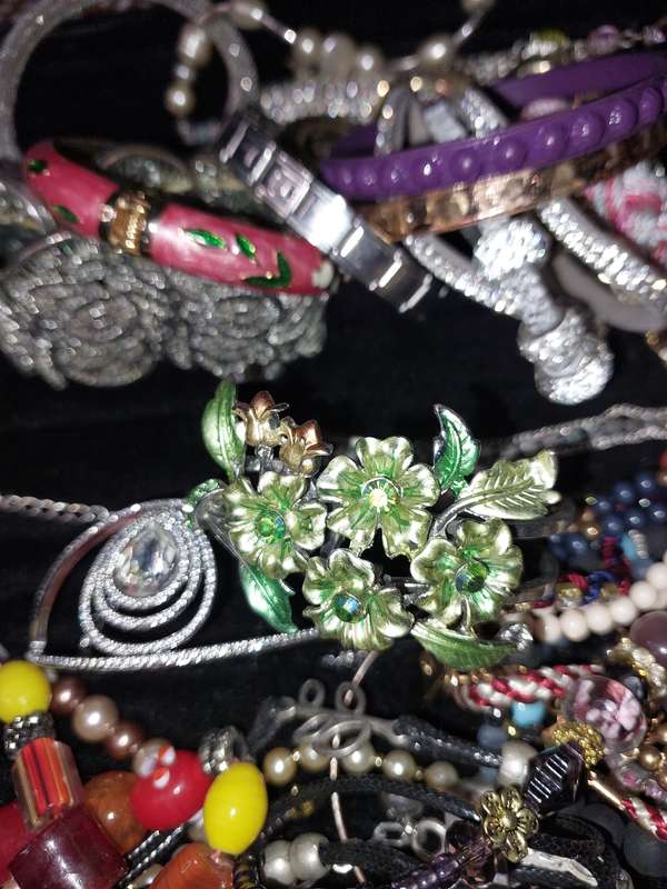 A BULK JOBLOT COSTUME BRACELETS AND BANGLES