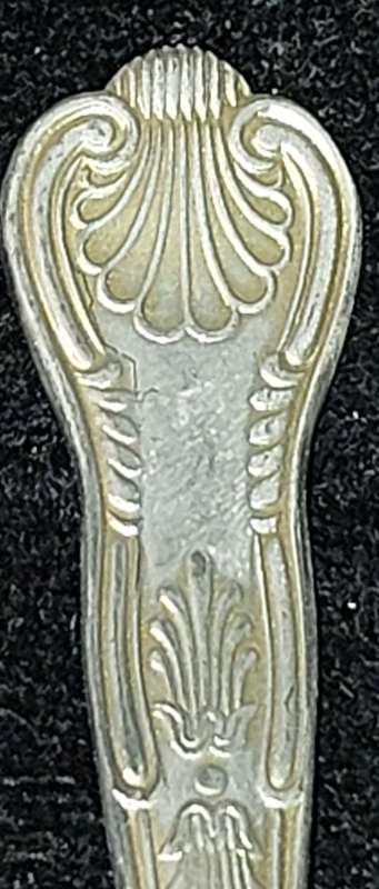 A SET OF 12 STAINLESS STEEL 24CT GOLD PLATE (WHITE ) DESERT FORKS AND SPOONS