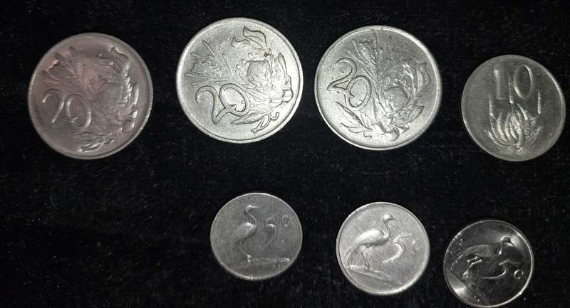 A VINTAGE JOBLOT SOUTH AFRICAN COINS