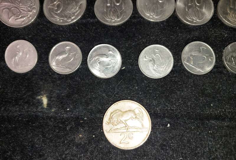 A VINTAGE JOBLOT SOUTH AFRICAN COINS