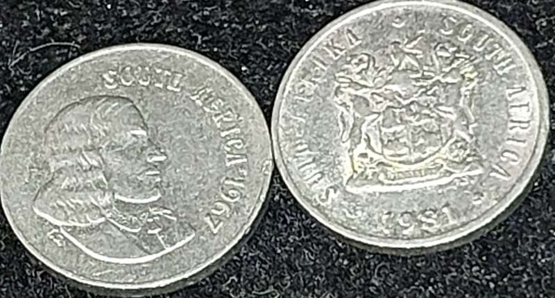 A VINTAGE JOBLOT SOUTH AFRICAN COINS