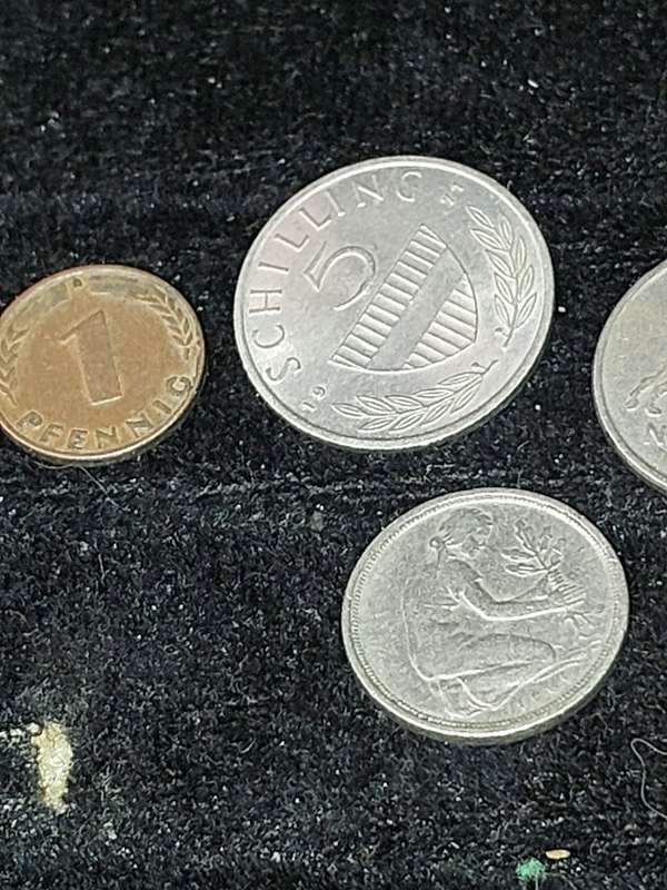 A VINTAGE JOBLOT EUROPEAN COINS