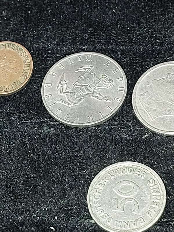 A VINTAGE JOBLOT EUROPEAN COINS