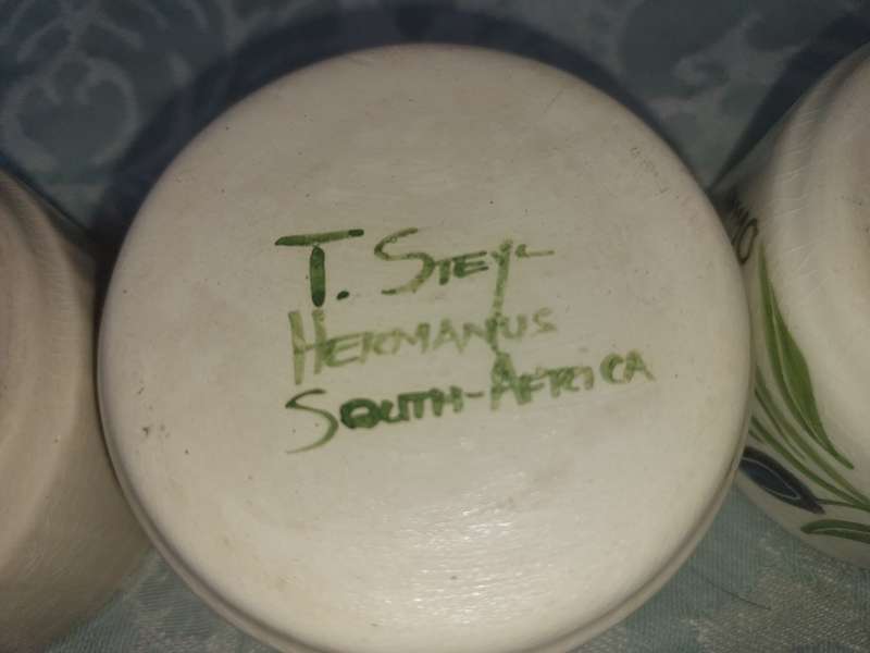 A COLLECTION OF 3 PORCELAINS HAND PAINTED BY T STEYN