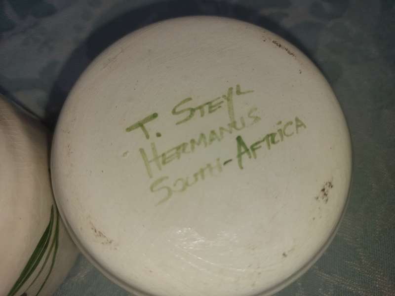 A COLLECTION OF 3 PORCELAINS HAND PAINTED BY T STEYN