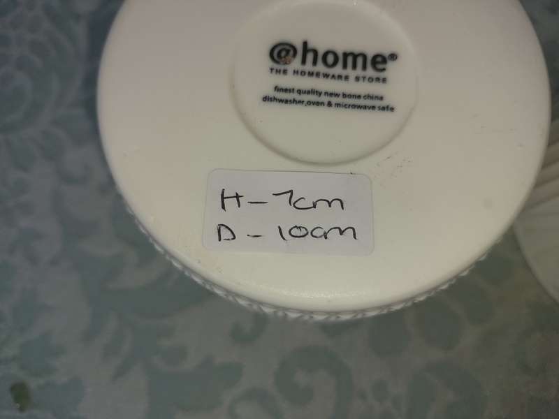 A COLlECTION OF 3 @HOME STONE WARE REMICANS