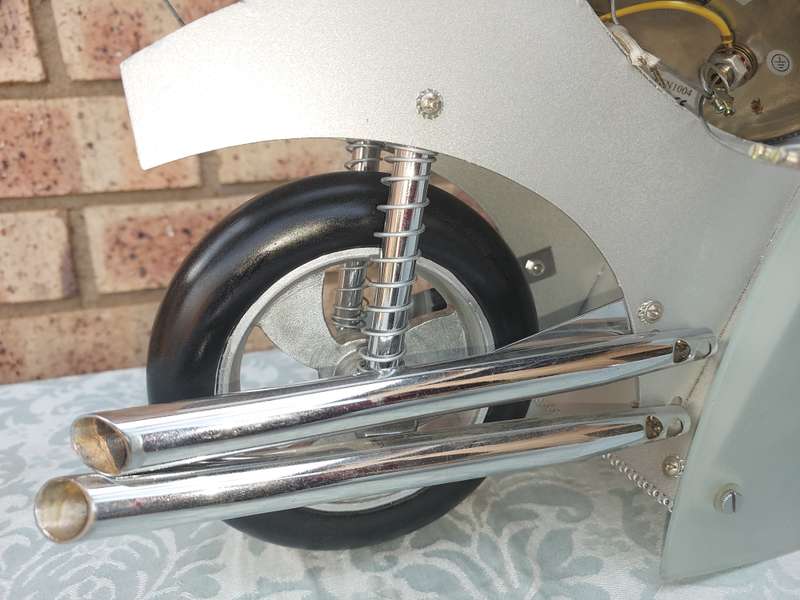 AN ART DECOR MOTOR CYCLE CHANDELIER