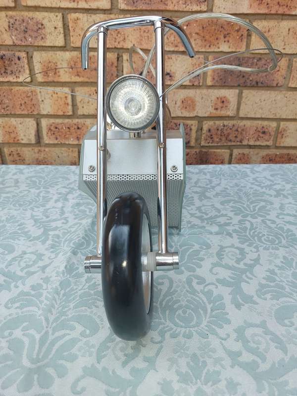 AN ART DECOR MOTOR CYCLE CHANDELIER