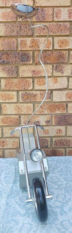 AN ART DECOR MOTOR CYCLE CHANDELIER