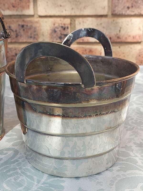 TWO VINTAGE EPNS ICE BUCKETS SOLD AS IS