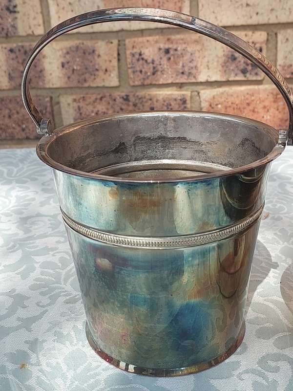 TWO VINTAGE EPNS ICE BUCKETS SOLD AS IS