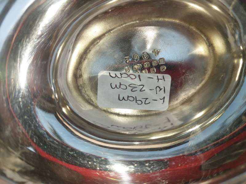 A VINTAGE VICTORIAN EPNS WEDDING BASKET SERVING TRAY