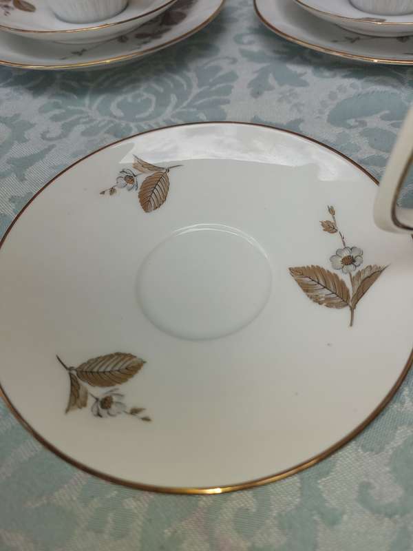 A 35 PIECE ALKA KUNST ALBOTH & KAISER BAVARIA  ERBEERE TEA SET SOLD AS IS R2500