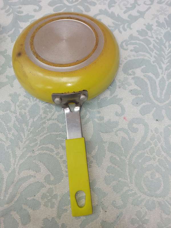 TWO ART DECOR SMALL FRYING PANS