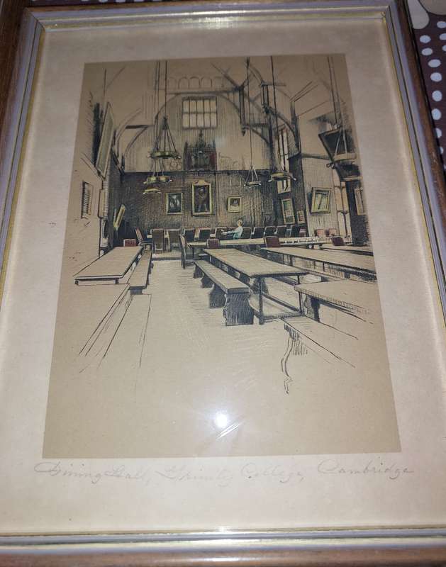 A COLLECTION OF 5  VINTAGE AND ANTIQUE FINE ART SCATCH SCENES