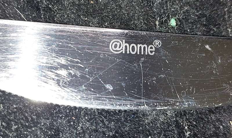AN 18 PIECE @HOME STAINLESS STEEL CUTLERY SET SOLD AS IS