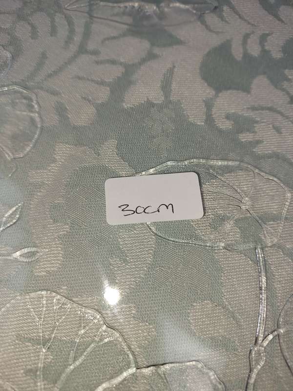 A CLASSIC COLLECTION OF GLASS SERVING PLATTERS SOLD AS IS