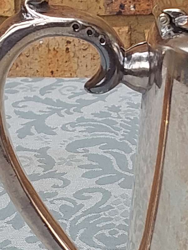 A VINTAGE MAPPIN & WEBB TEA JUG FROM SA RAILWAY JOBLOT