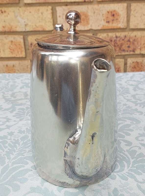 A VINTAGE MAPPIN & WEBB TEA JUG FROM SA RAILWAY JOBLOT