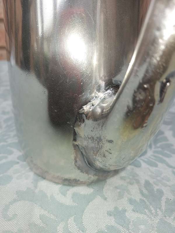 A VINTAGE MAPPIN & WEBB TEA JUG FROM SA RAILWAY JOBLOT