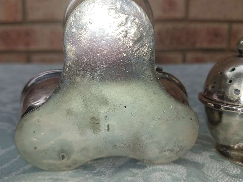 A PAIR OF VINTAGE CRUET UTENSILS SETS OLD SAR STOCK