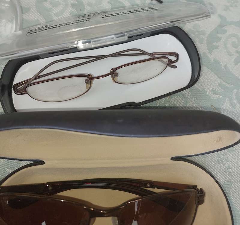 A JOBLOT COLLECTION SUNGLASSES AND FRAMES SOLD AS IS